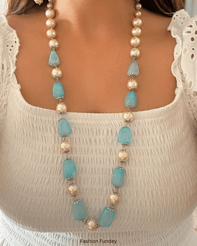 Blue Reha Pearl Mala