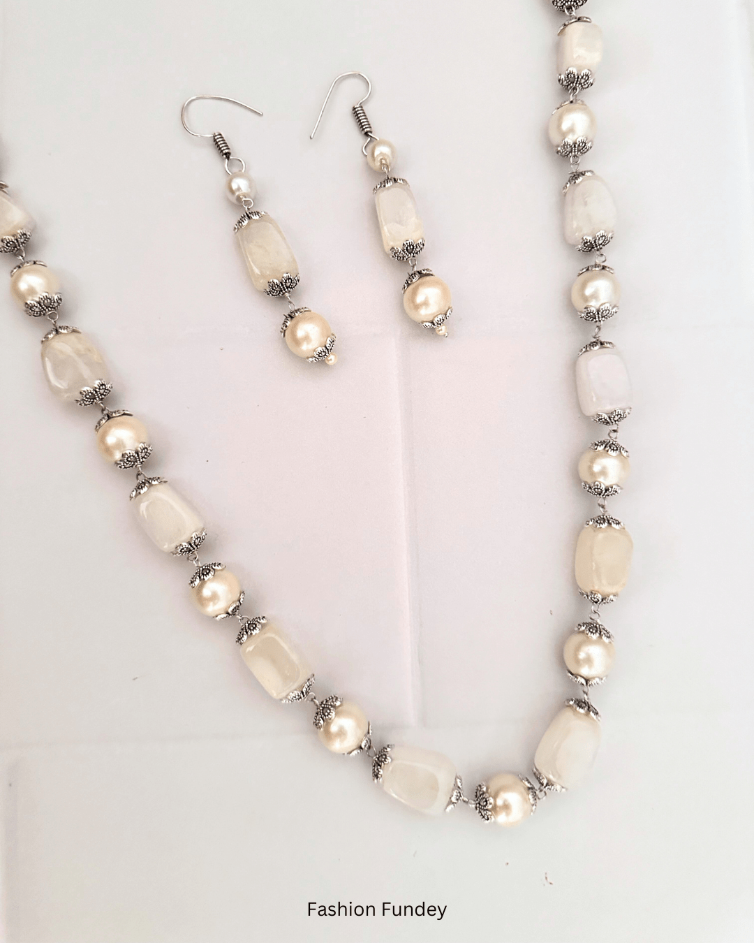 Ivory Reha Pearl Mala