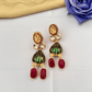 Red Green Vera Earrings