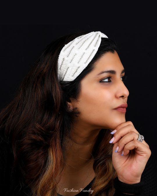 White Twilight Headband