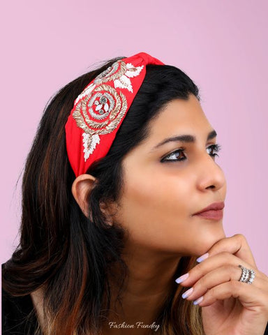 Red Crete Headband