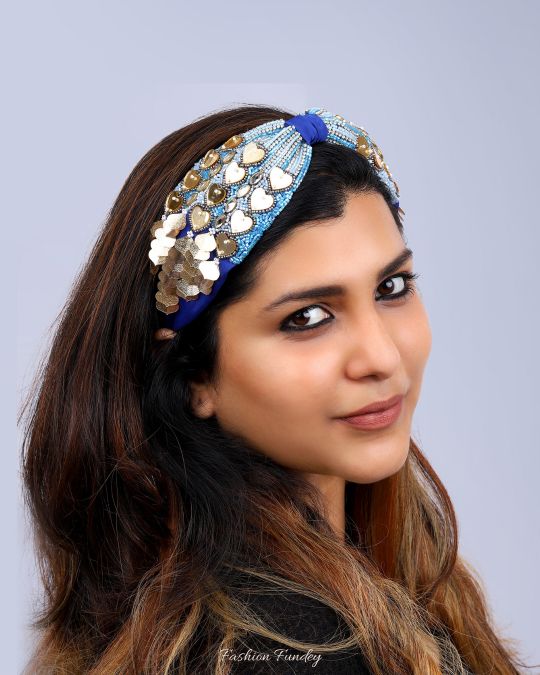 Blue Disco Headband