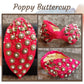 Red Buttercup Poppy Headband