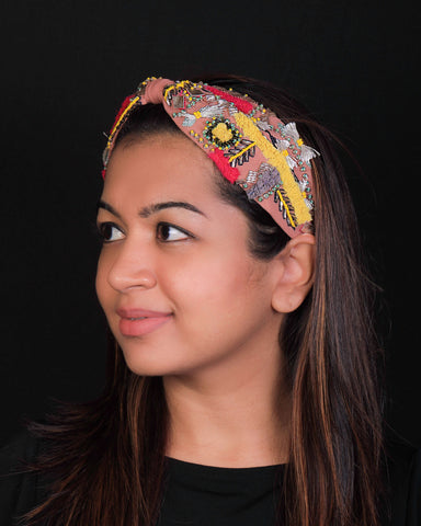 Bohemian Peonies Headband